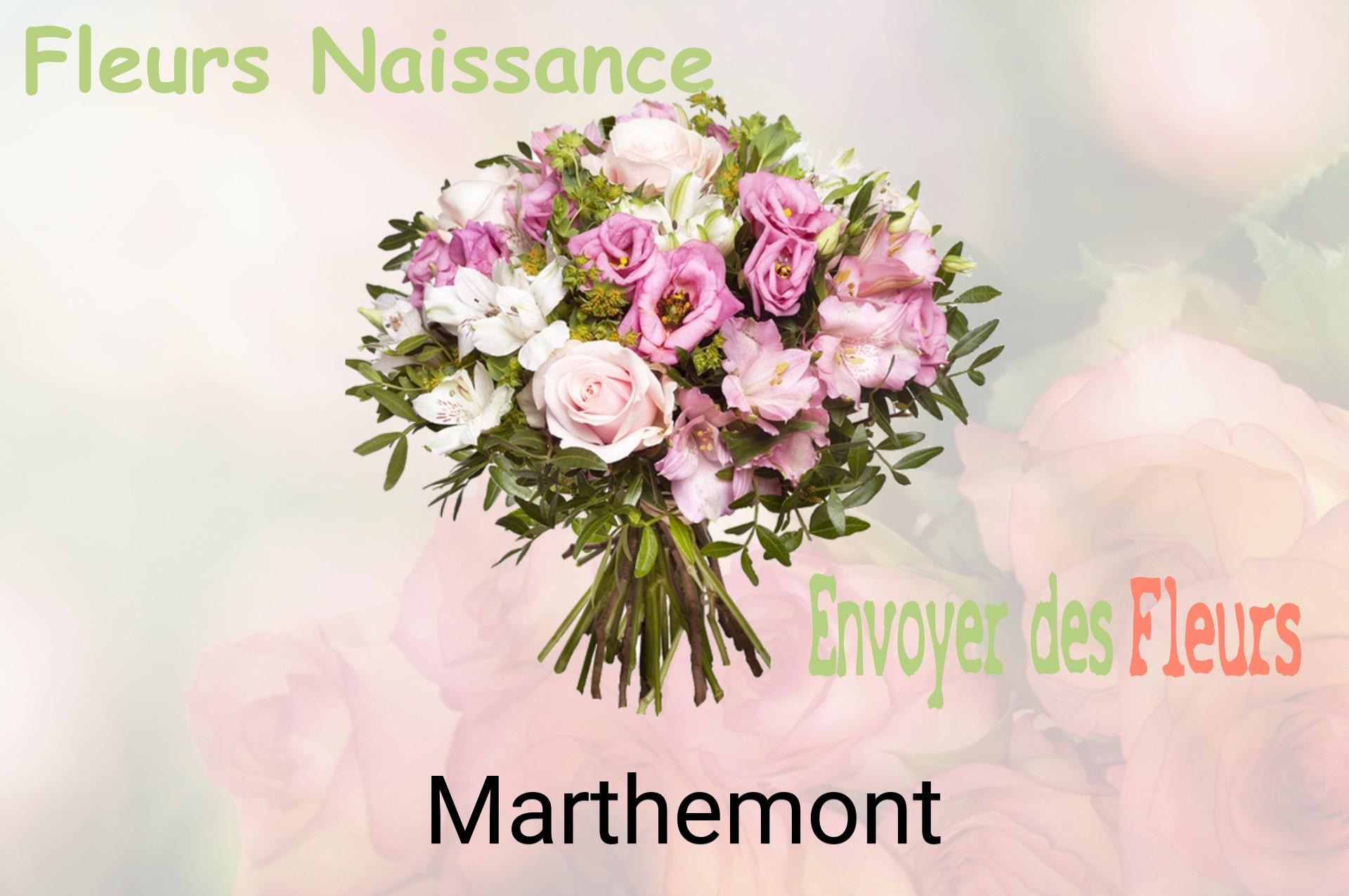 Bouquet de fleurs de naissance livré à Marthemont